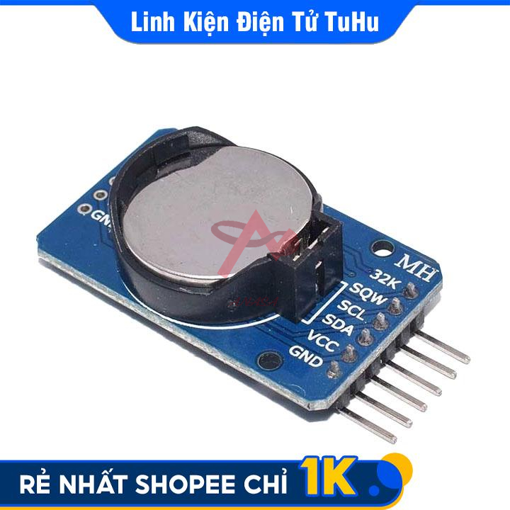 Mạch Đồng Hồ Thời Gian Thực DS3231 + AT24C32
