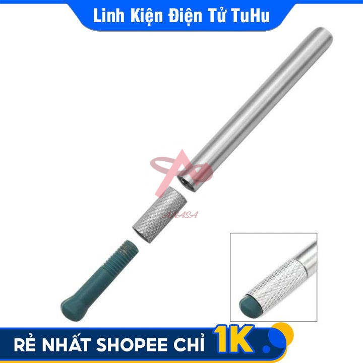 Dao Khắc Trổ Cán Bạc Kèm 6 Lưỡi Khắc Trổ Đa Năng