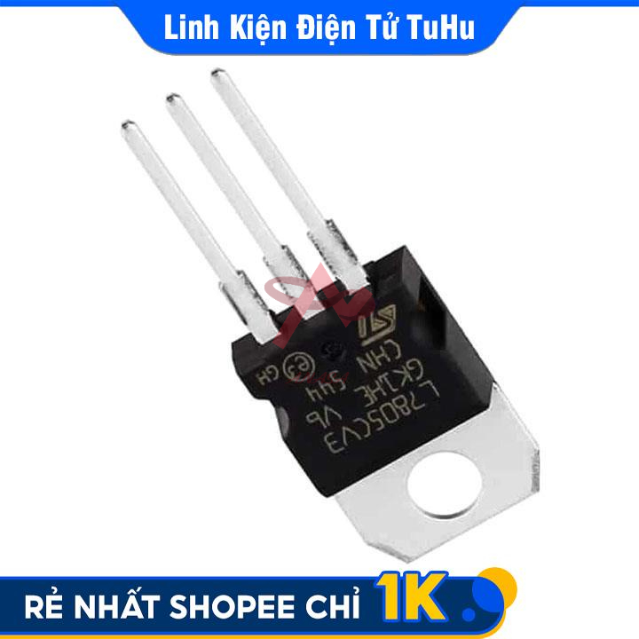 IC Ổn Áp Nguồn 5V LM7805 1.5A TO-220