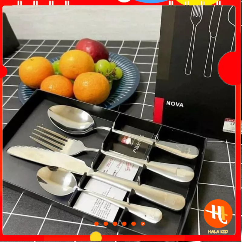 Set 4 món Thìa đĩa dao ZWILLING NOVA siêu đẹp- TT