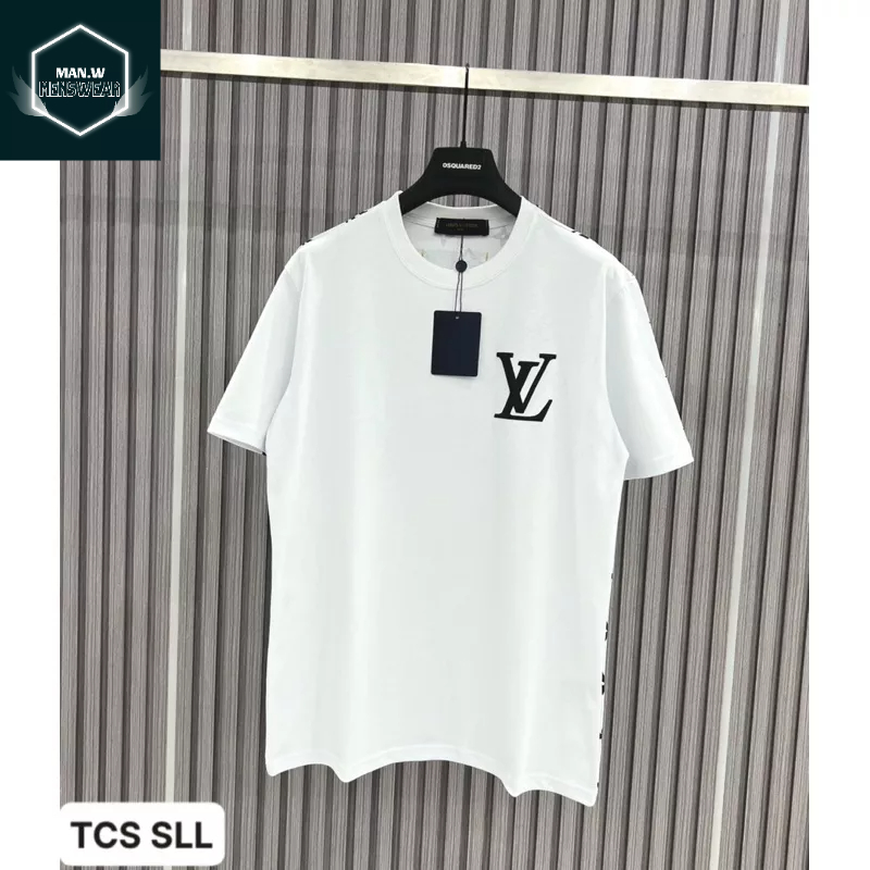 Áo Thun Nam Nữ LV In Hình Thỏ Vải Cotton Dày Dặn Dáng Rộng Nam Nữ