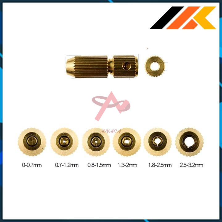 Đầu Kẹp Mũi Khoan Các Loại - Chế Máy Khoan Cầm Tay Mini - Linh Kiện TuHu