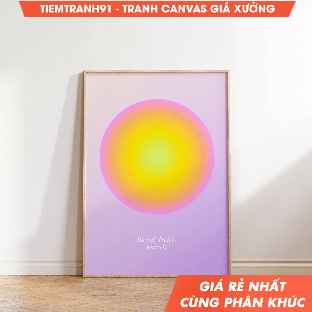 Tranh treo tường, Aura Poster, Spiritual Wall Art, Gradient, Angel Numbers, Affirmation Wall Art. (1