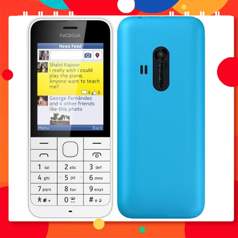 điện thoại nokia 220 2 sim Chính Hãng - Camera 2Mp - Pin 1100 mAh