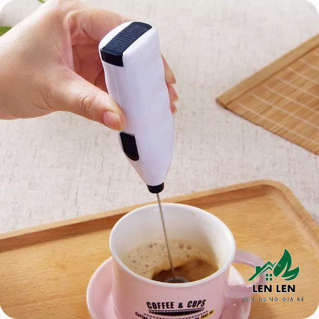 Máy đánh trứng Mini cầm tay, khuấy pha Cafe, tạo bọt 88065 Giadunglenlen