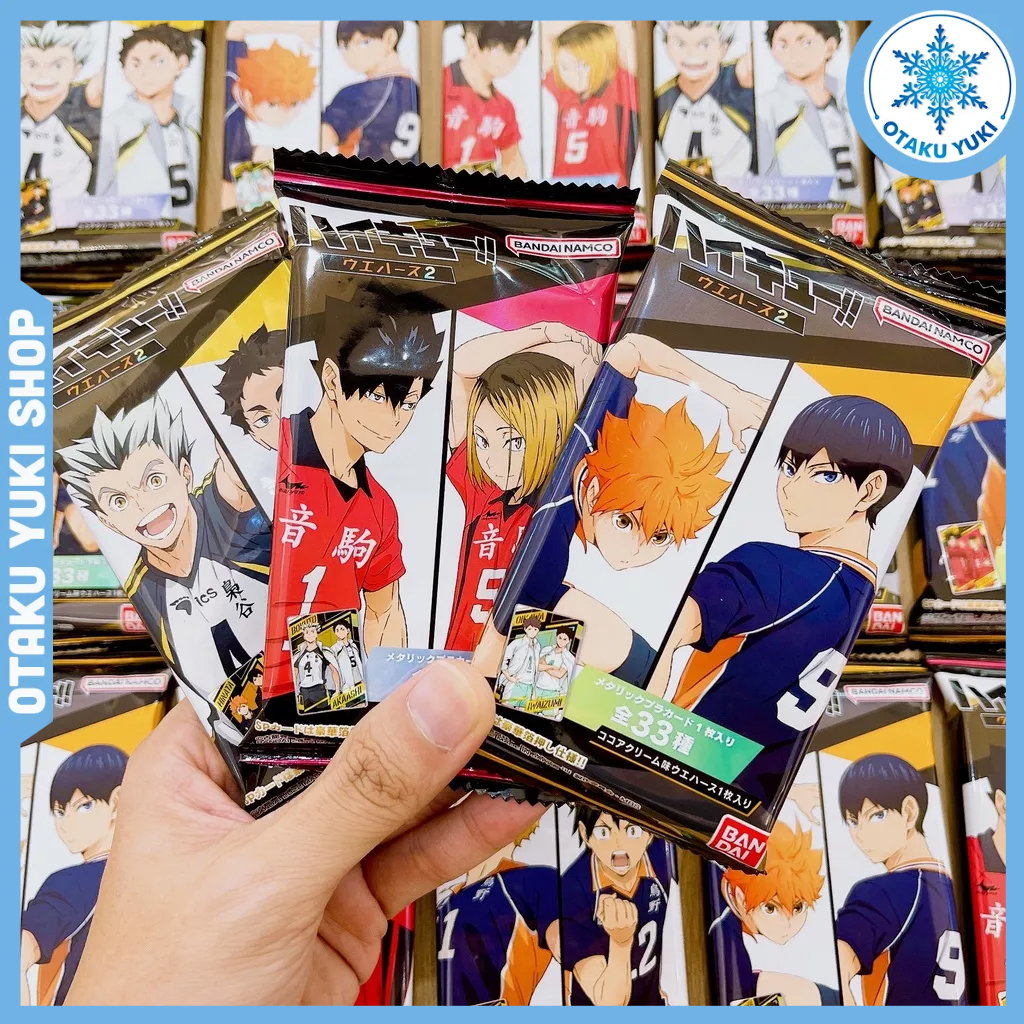 Gói Thẻ Nhân Phẩm Haikyuu!! Wafer 2