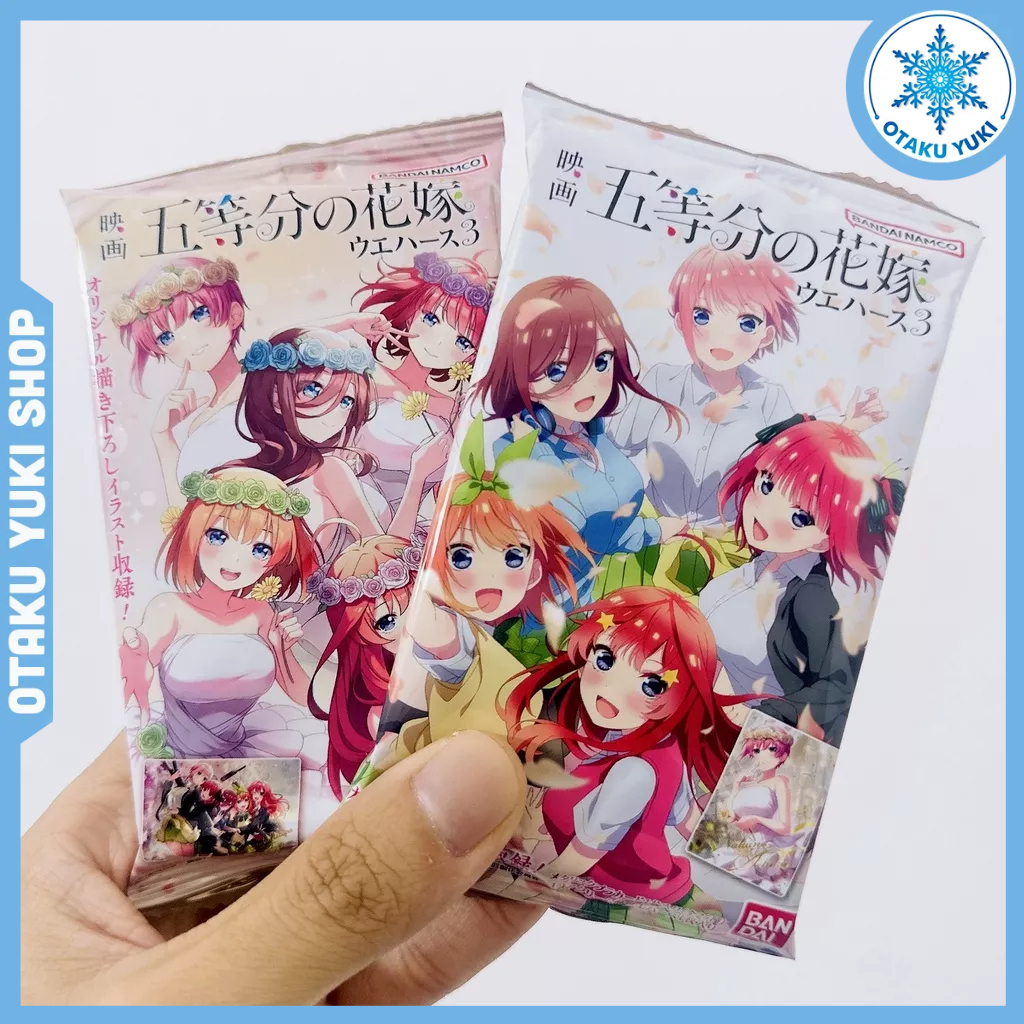 Gói Thẻ Nhân Phẩm Gotoubun No Hanayome Wafer 3