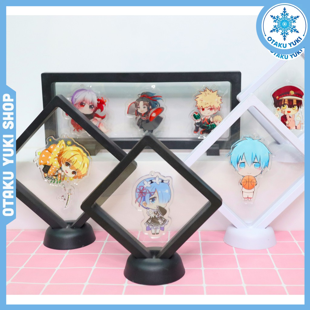 Khung Đựng Móc Khóa 2 Màu Trắng Đen