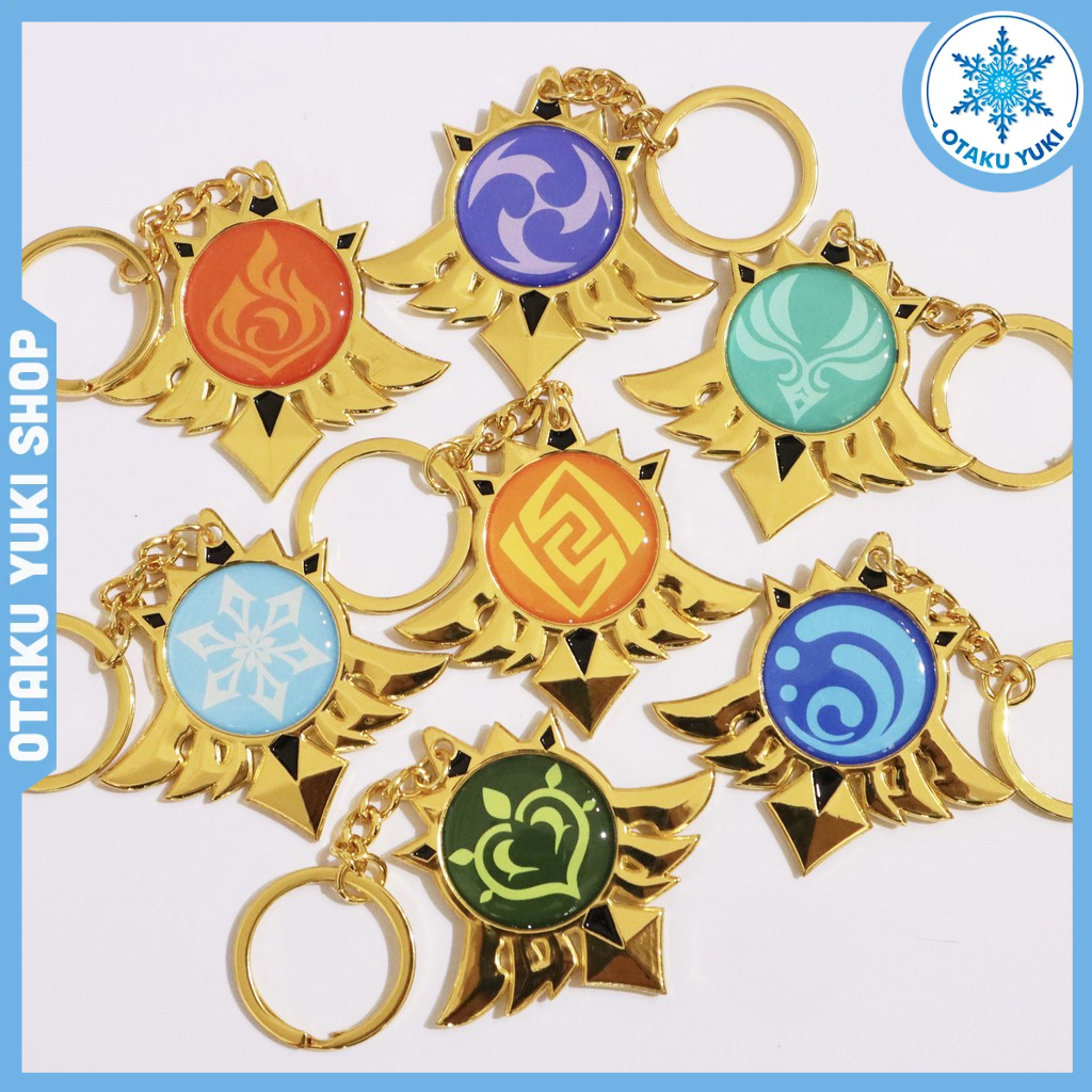 Móc Khóa Nguyên Tố Vision Genshin Impact