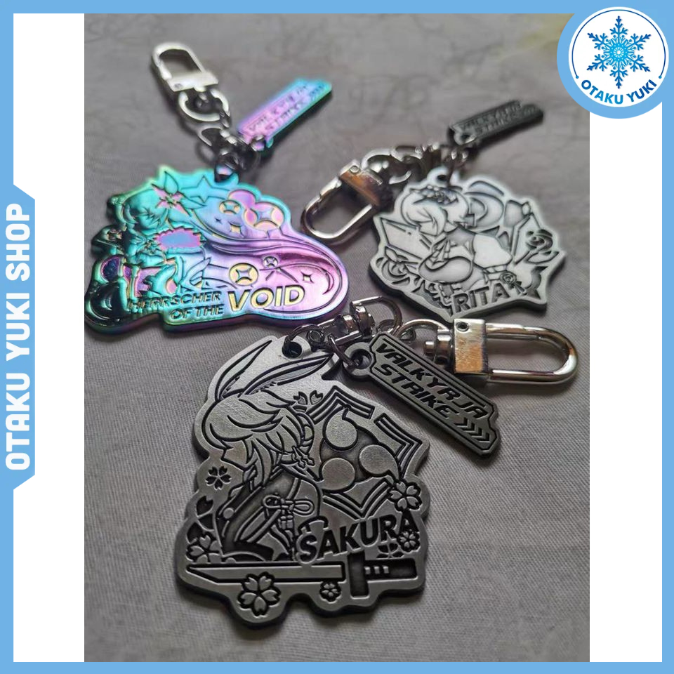 Móc Khóa Kim Loại Honkai Impact 3