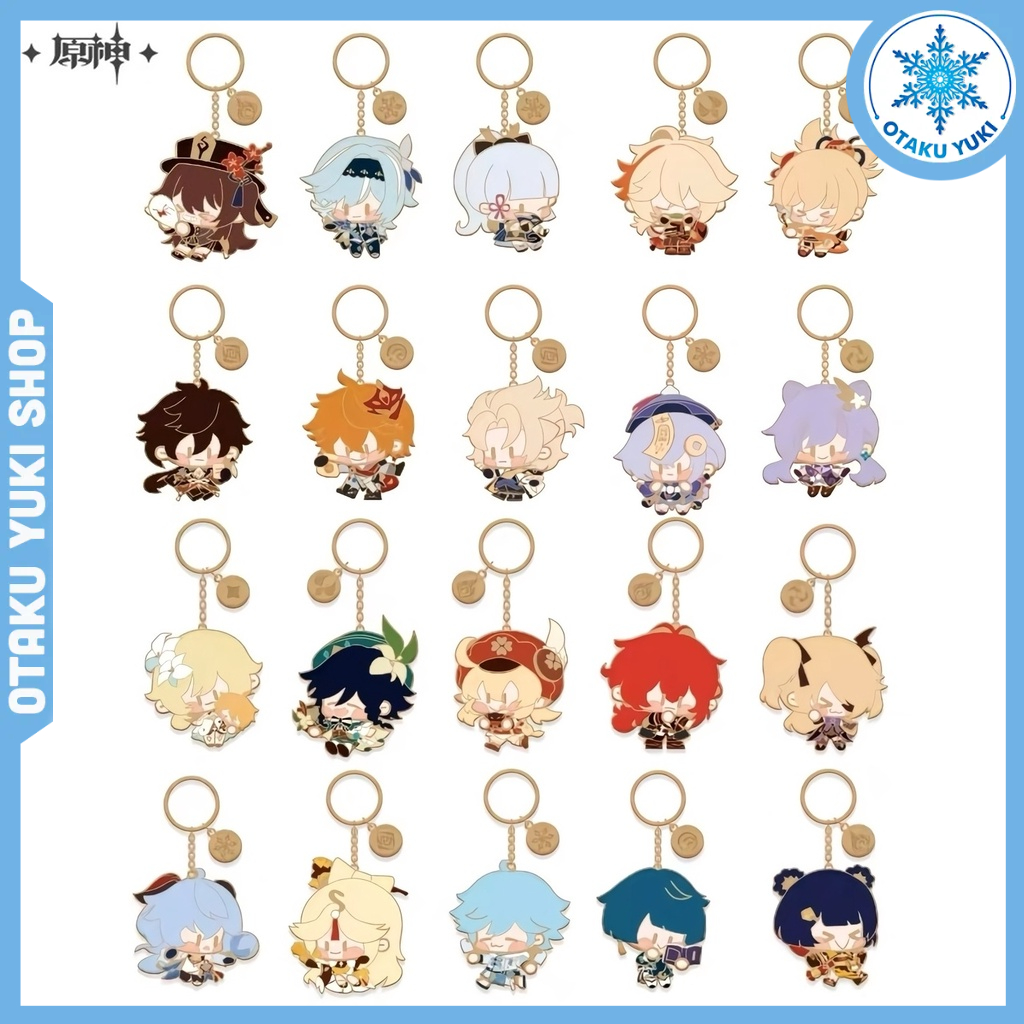 Móc Khóa Kim Loại Genshin Impact