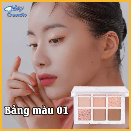 Bảng Phấn Mắt Bbia  Hàn Quốc Ready To Wear Palette 06 Màu 4 Tone Đa Năng Siêu Xinh 5G