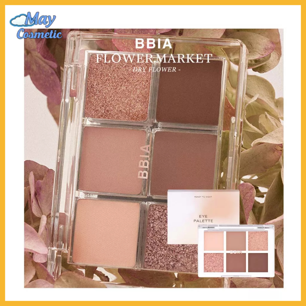 Bảng Phấn Mắt Bbia  Hàn Quốc Ready To Wear Palette 06 Màu 4 Tone Đa Năng Siêu Xinh 5G
