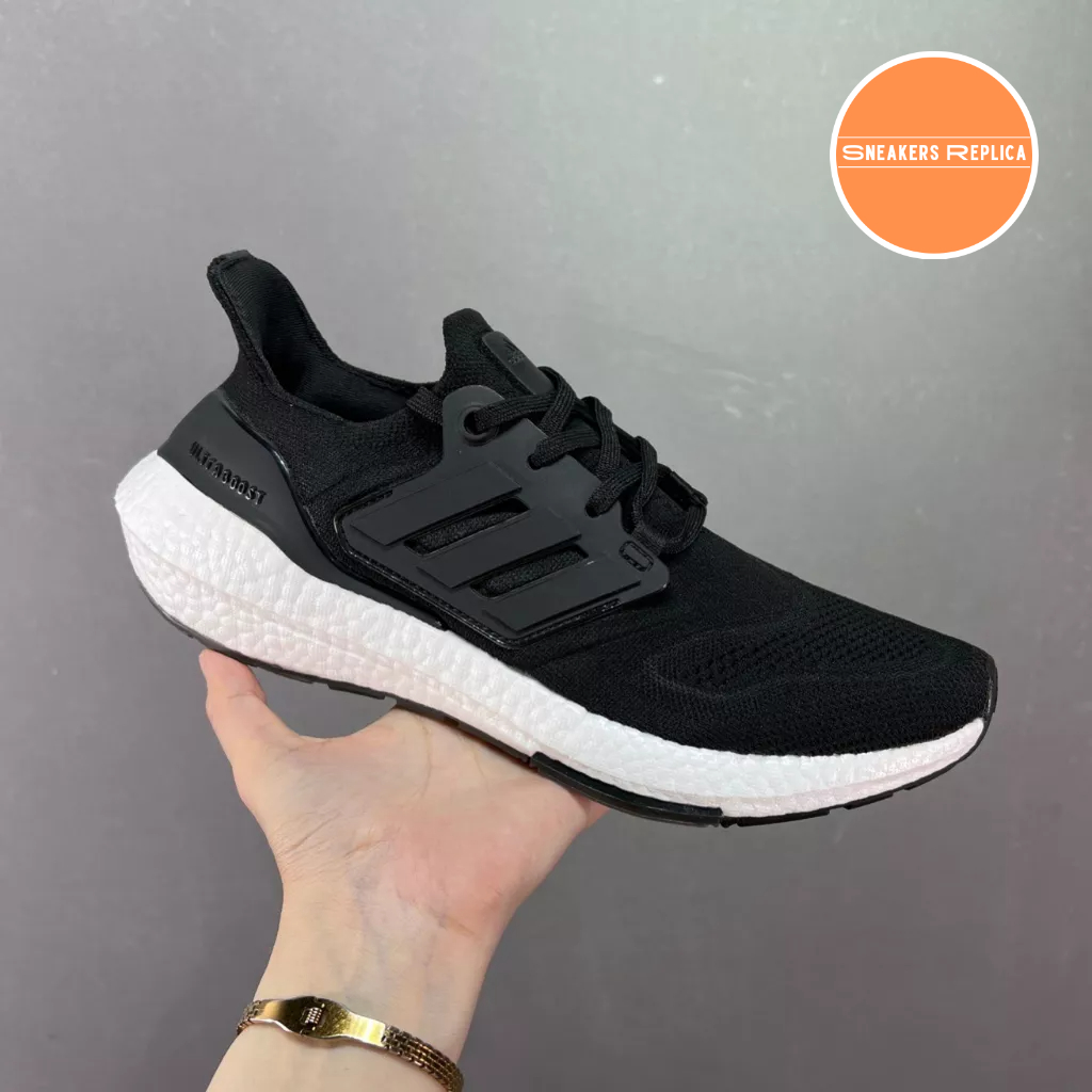 Già thể thao chạy bộ Ultraboost 22 Core Black White ( Đen Đế Trắng ) - Bản Cao Cấp Boost nén