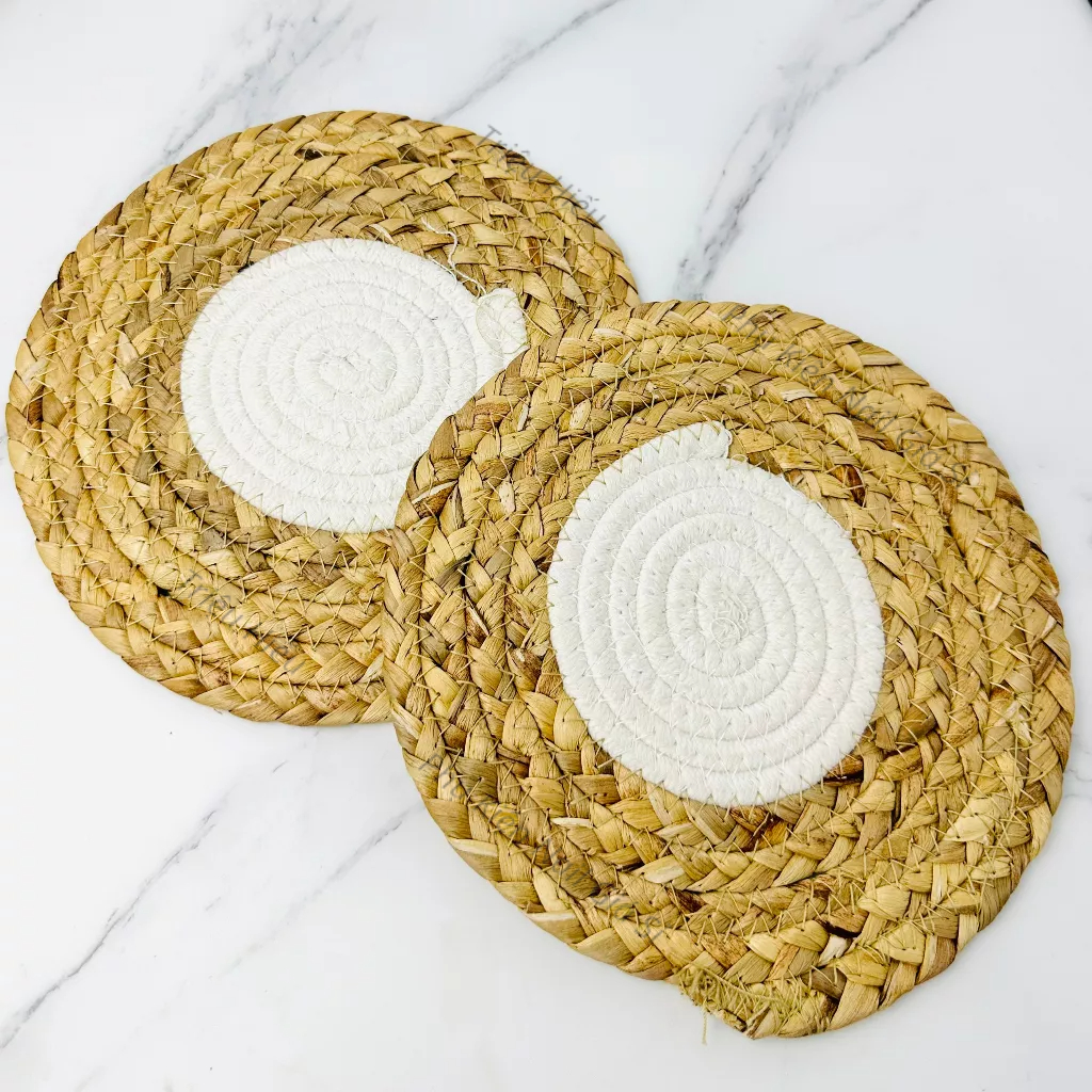 Thảm cói chụp ảnh mẫu nail