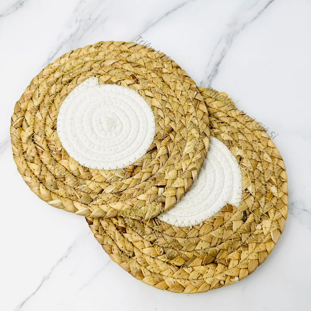 Thảm cói chụp ảnh mẫu nail