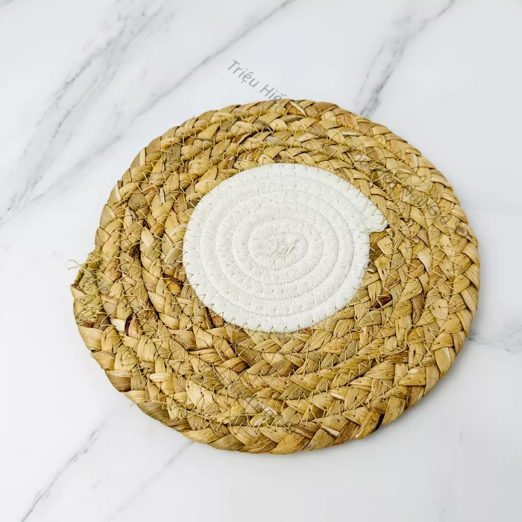 Thảm cói chụp ảnh mẫu nail