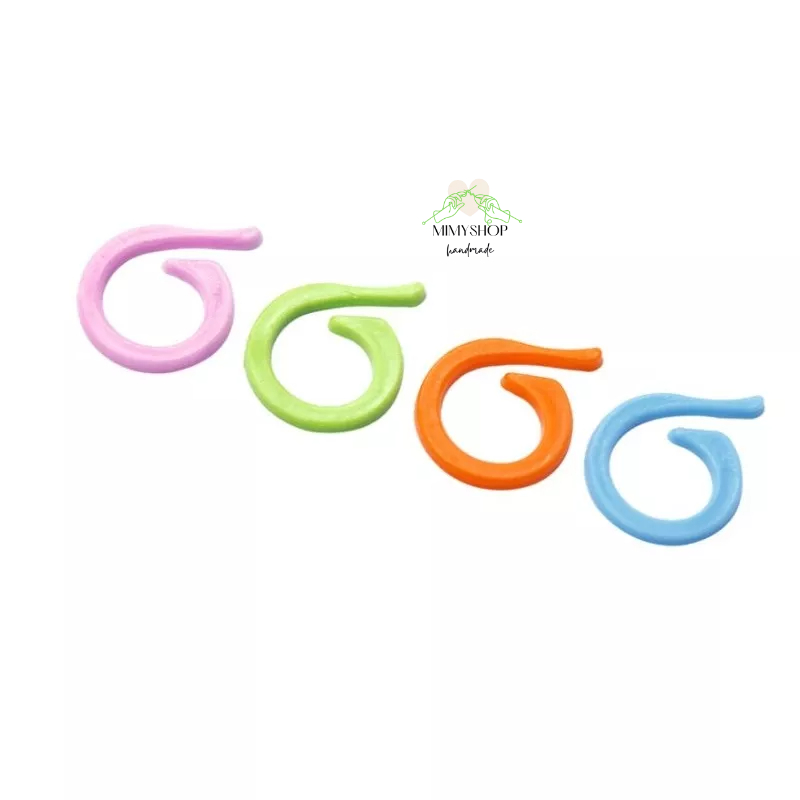 Ghim đánh dấu đan len hình tròn