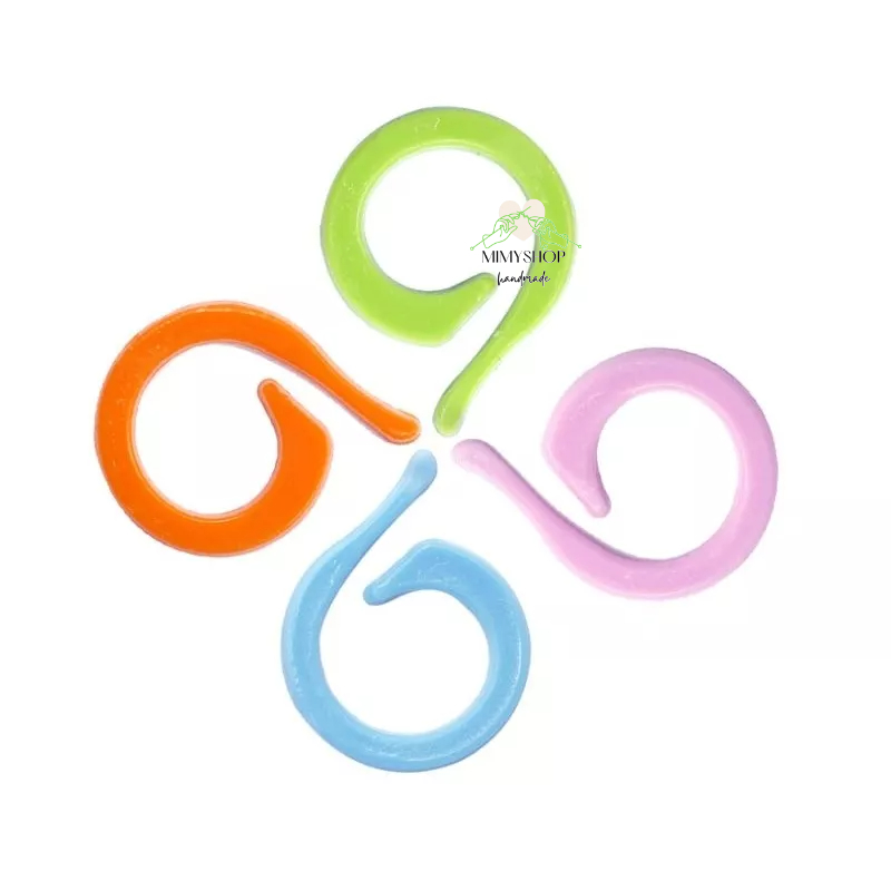 Ghim đánh dấu đan len hình tròn