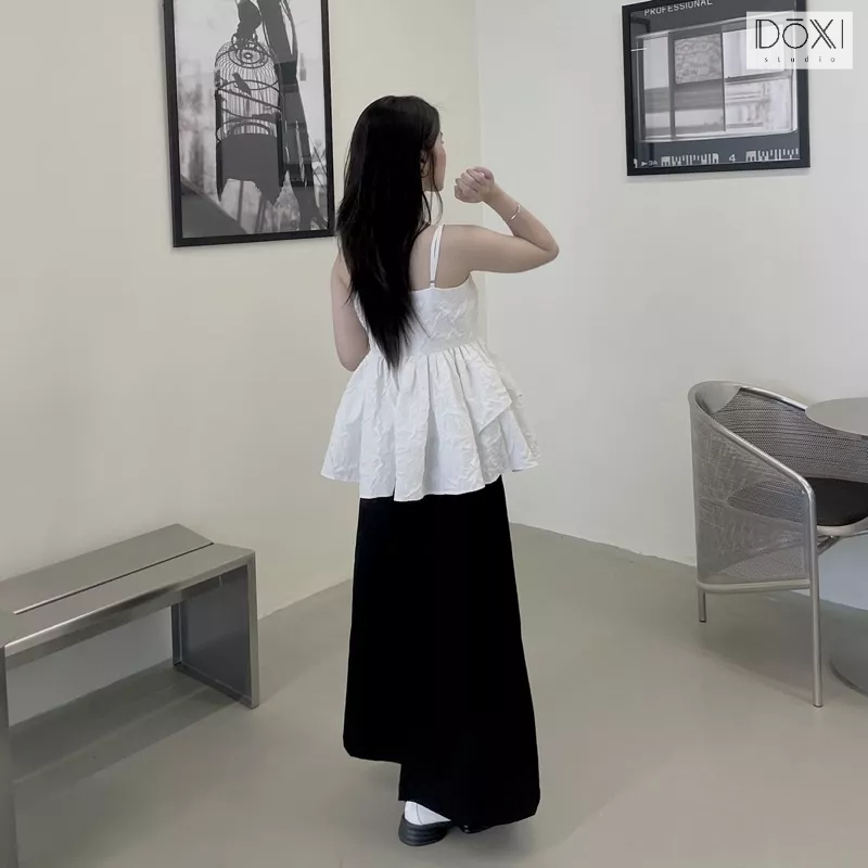 Chân Váy Dáng Dài Xẻ Sau He-Skirt