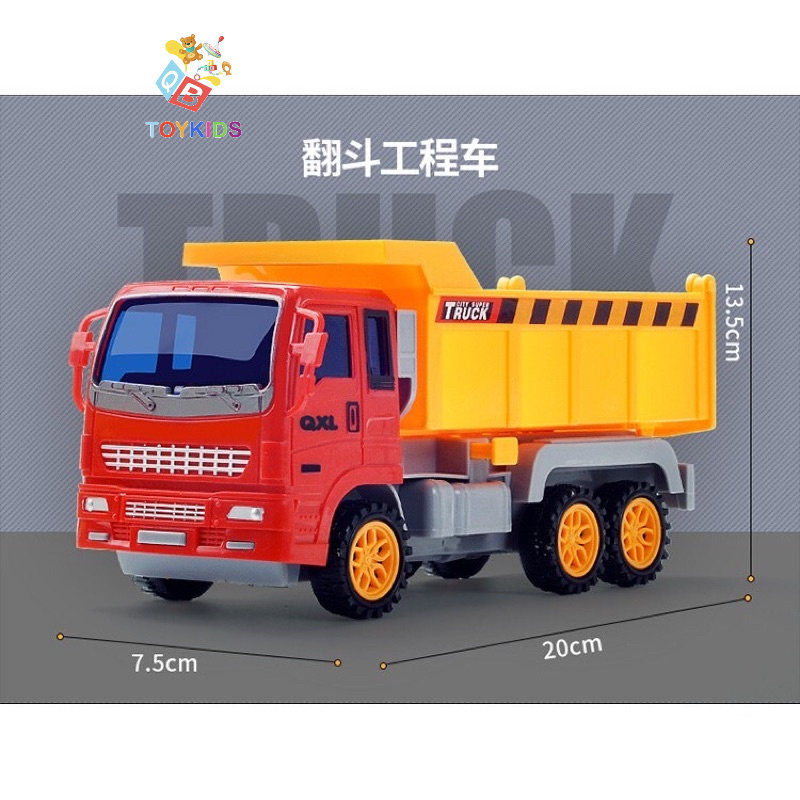 Đồ chơi xe công trình, set 6 xe công trình cỡ lớn,   c ô tô mô hình các loại xe công trình..đồ chơi cho trẻ em