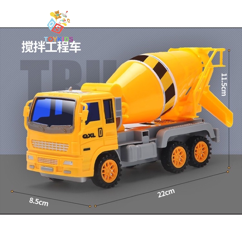 Đồ chơi xe công trình, set 6 xe công trình cỡ lớn,   c ô tô mô hình các loại xe công trình..đồ chơi cho trẻ em
