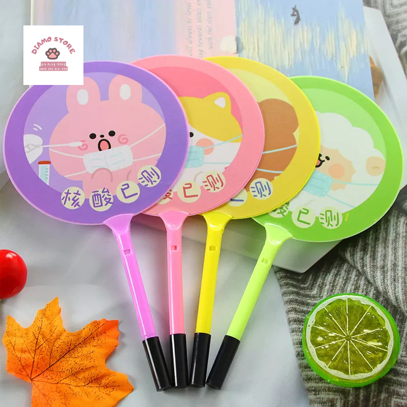 ❌Được Chọn Mẫu❌ Bút Bi kèm Quạt Cho Học Sinh Nhiều Hình Dễ thương/ Bút Kèm Quạt Mát Tiện Lợi 88399 Diamo Store