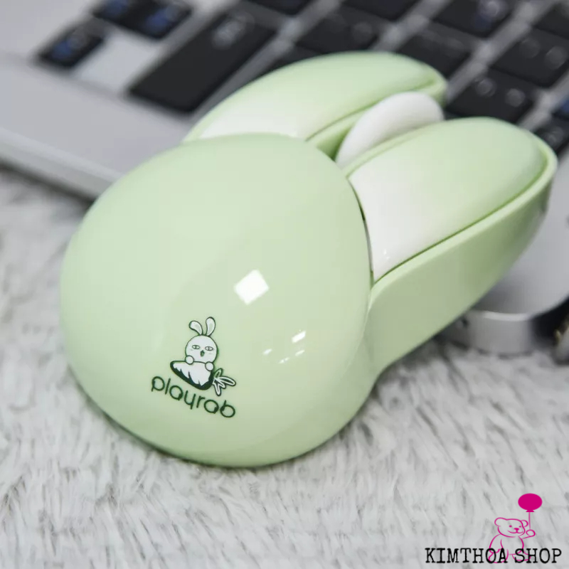 Chuột không dây văn phòng M6, hình tai thỏ dễ thương đủ màu