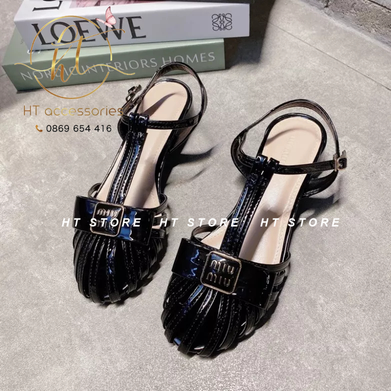 GIÀY BALL RỌ KHOÁ MIU MIU GÓT TRÒN 2 PHÂN SIÊU XINH  𝐡𝐨𝐭 𝟐𝟎𝟐𝟑