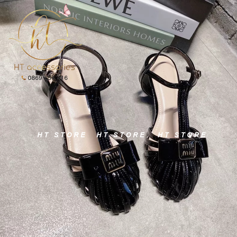 GIÀY BALL RỌ KHOÁ MIU MIU GÓT TRÒN 2 PHÂN SIÊU XINH  𝐡𝐨𝐭 𝟐𝟎𝟐𝟑