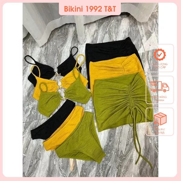 Bikini sét  3 món khoen sừng trâu hót hít