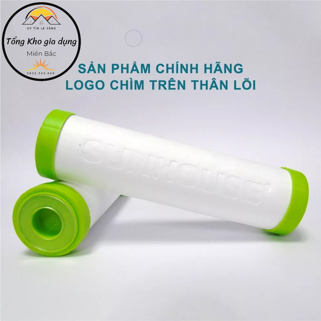 Bộ 3 Lõi Lọc Nước Sunhouse 123 Chính Hãng