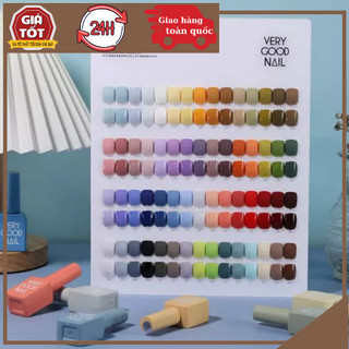 Set Sơn Verygood nail 60 màu chuẩn chính hãng Tặng Kèm Base,Top,Bảng MÀU