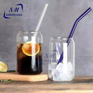Ly thủy tinh uống bia 500ml / ly thủy tinh tròn chịu nhiệt cực tốt / ly beer DELI