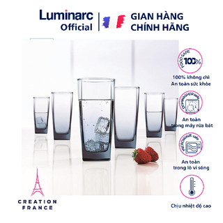 Bộ cốc thủy tinh Luminarc Sterling Mazarine 330ml 6 chi tiết - L1712 | Hàng chính hãng