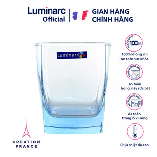 Bộ cốc (ly) thủy tinh Luminarc Sterling màu xanh 6 chi tiết 300ml - J1582 | Hàng chính hãng