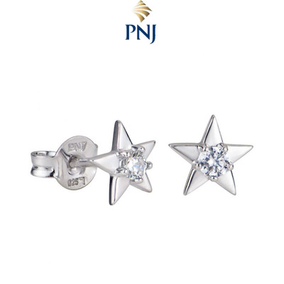 Bông tai Bạc đính đá CZ PNJSilver XM00K000102
