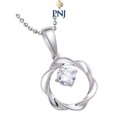 Mặt dây chuyền Bạc đính đá CZ PNJSilver XM00K000032