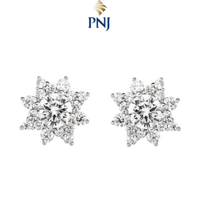 Bông tai Bạc đính đá CZ PNJSilver XMXMK000169