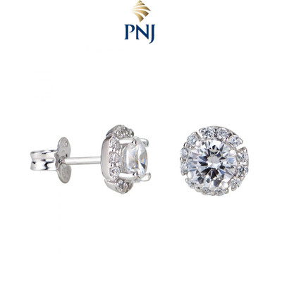 Bông tai Bạc đính đá CZ PNJSilver XMXMK000133
