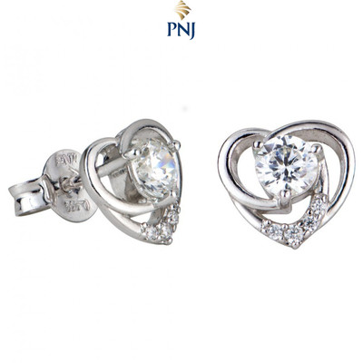 Bông tai Bạc đính đá CZ PNJSilver XMXMK000114