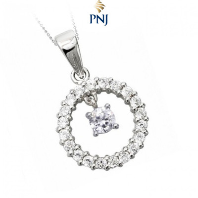 Mặt dây chuyền Bạc đính đá CZ PNJSilver XMXMK000055