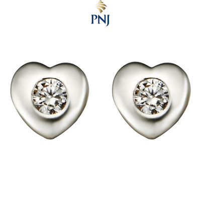 Bông tai Bạc đính đá CZ PNJSilver XM00K000101