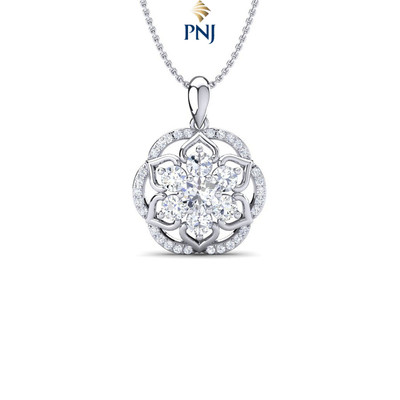 Mặt dây chuyền Bạc đính đá CZ PNJSilver XMXMK000238