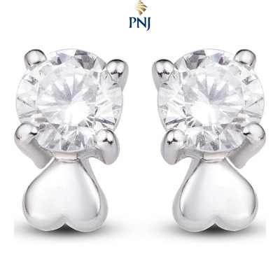 Bông tai Bạc đính đá CZ PNJSilver XM00K000104