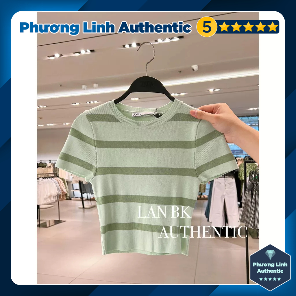 Áo len Zara dáng ngắn ôm form nhỏ Auth New Tag có sẵn 3519/025 3519025