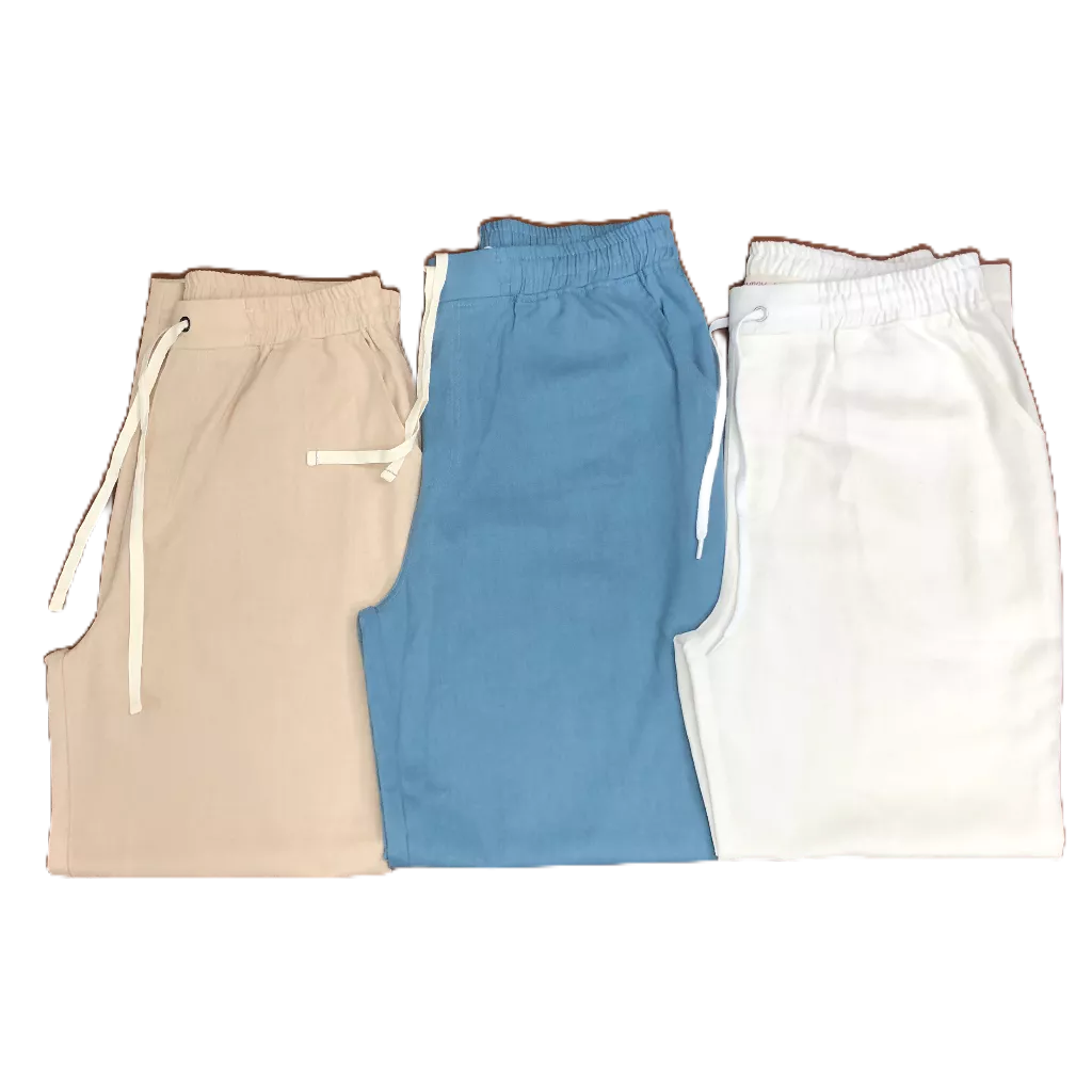 Quần dài nam vải Linen