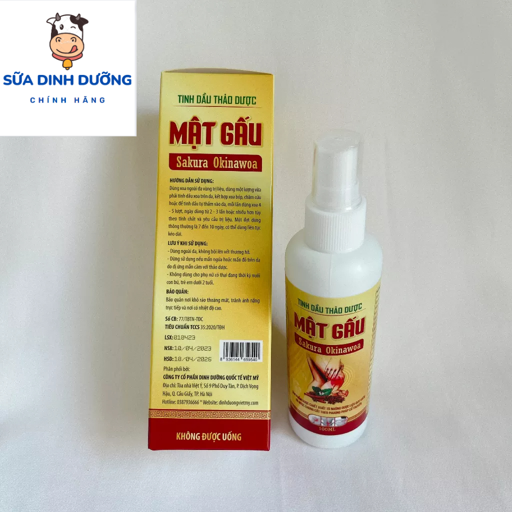 Dầu xoa bóp xương khớp 100ml hỗ trợ tê bì chân tay, bong gân, thấp khớp