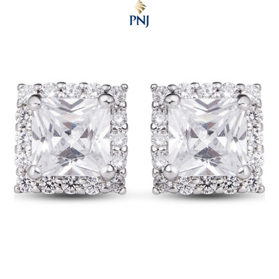 Bông tai Bạc đính đá CZ PNJSilver XMXMK000136