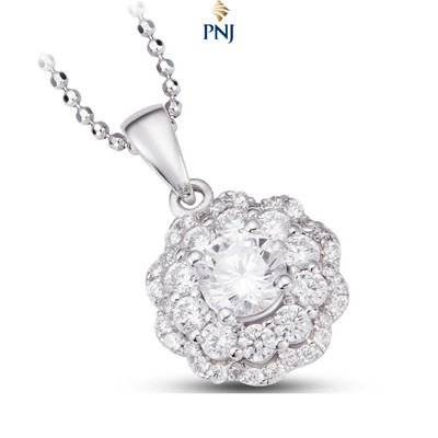 Mặt dây chuyền Bạc đính đá CZ PNJSilver XMXMK000235